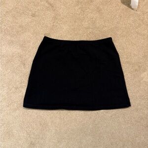 John Galt black mini skirt